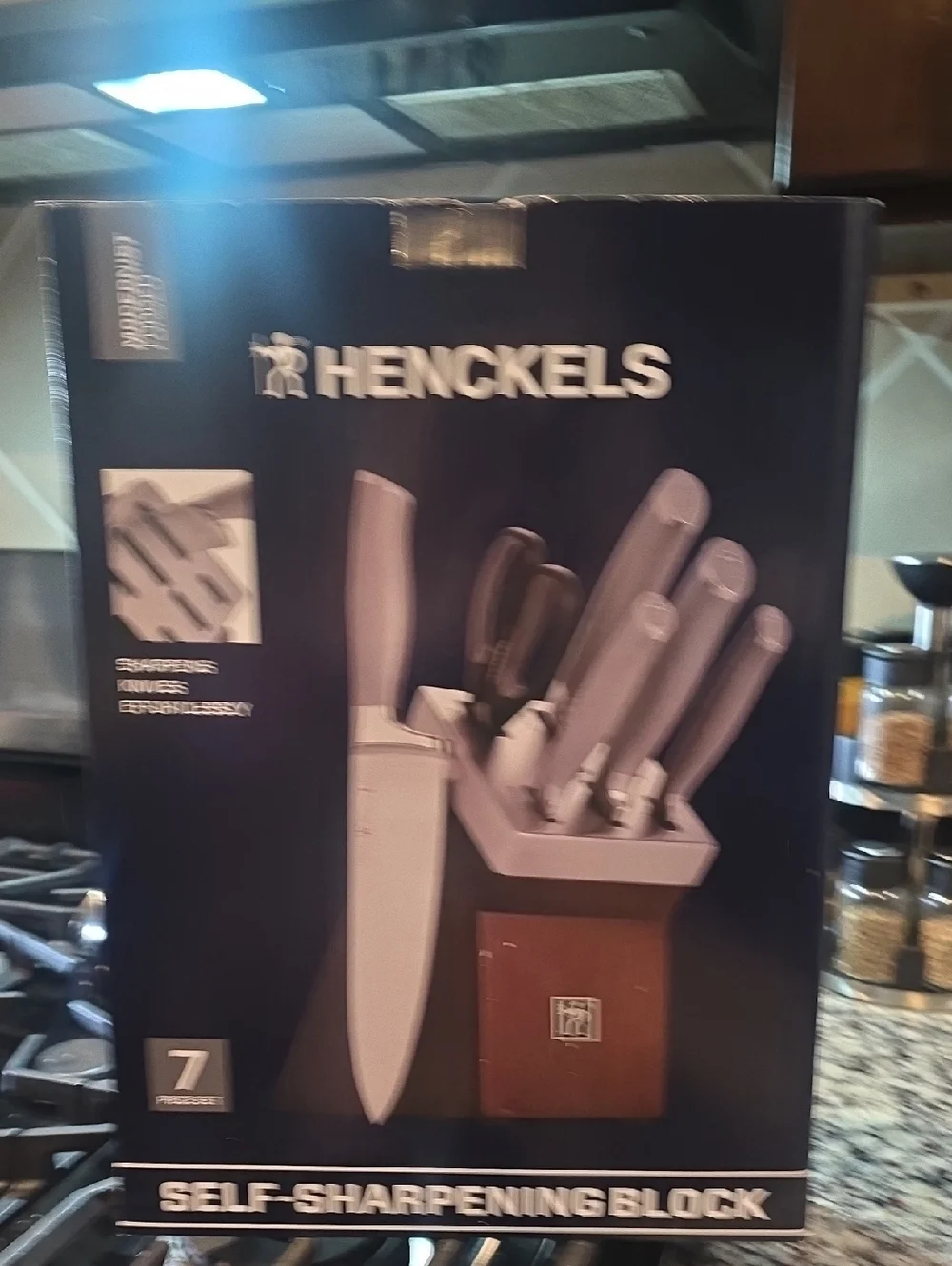 Henckels Modernist Forged 7-PC Self Sharpening Knife Block Set